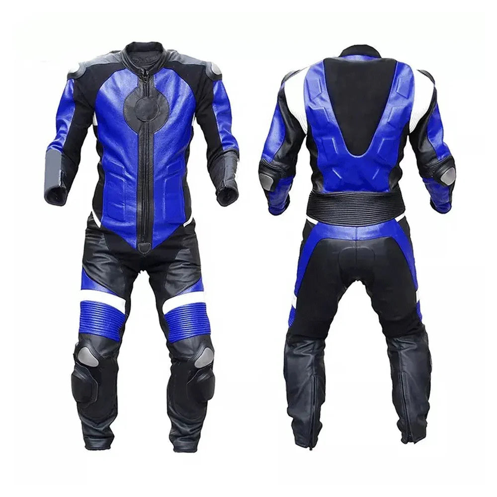 OneX Blue & Black Motorcycle Race Suit