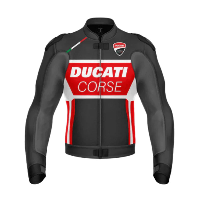 Ducati Leather Motorcycle Jacket | One X Forge