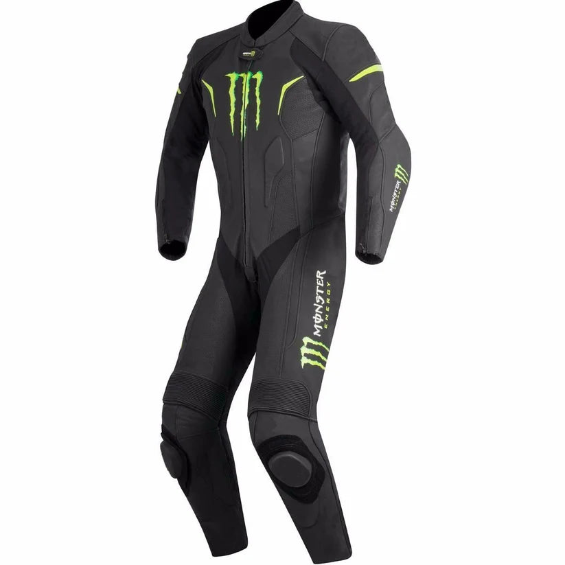 1X Monster Black Motorcycle Race Suit