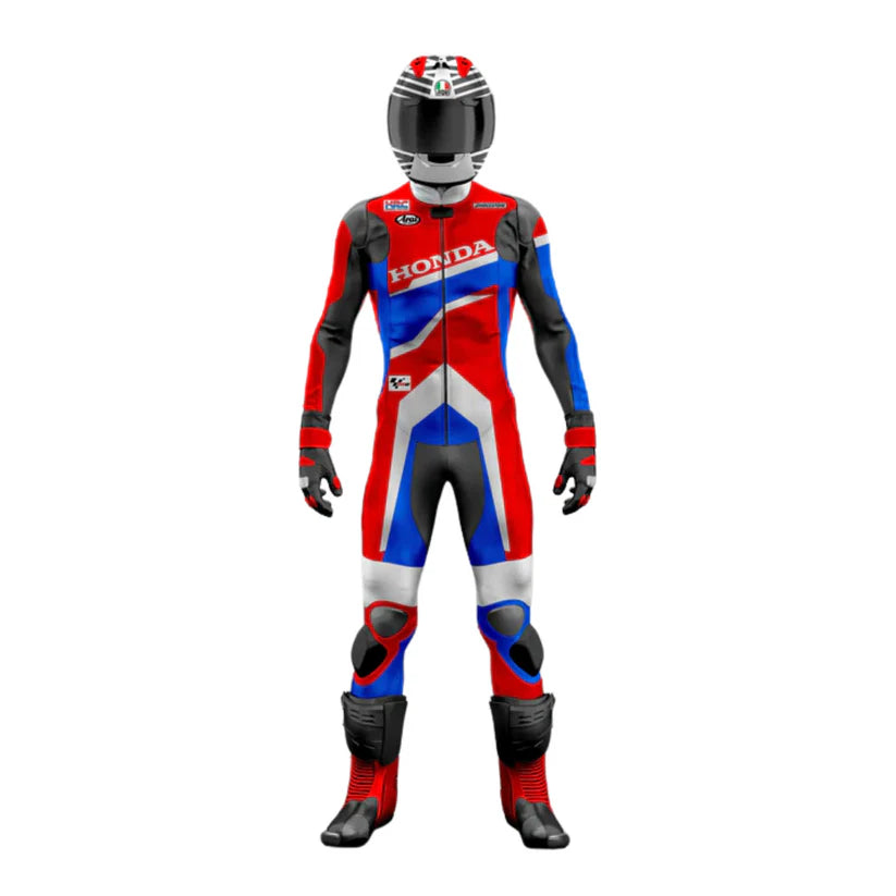 One X Honda Motorcycle Leather Racing Suit