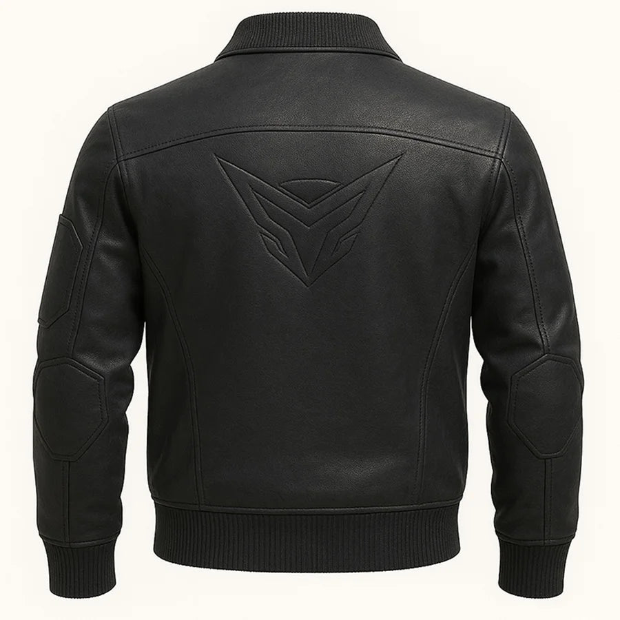 The Ironclad Charcoal Grey Bomber Jacket