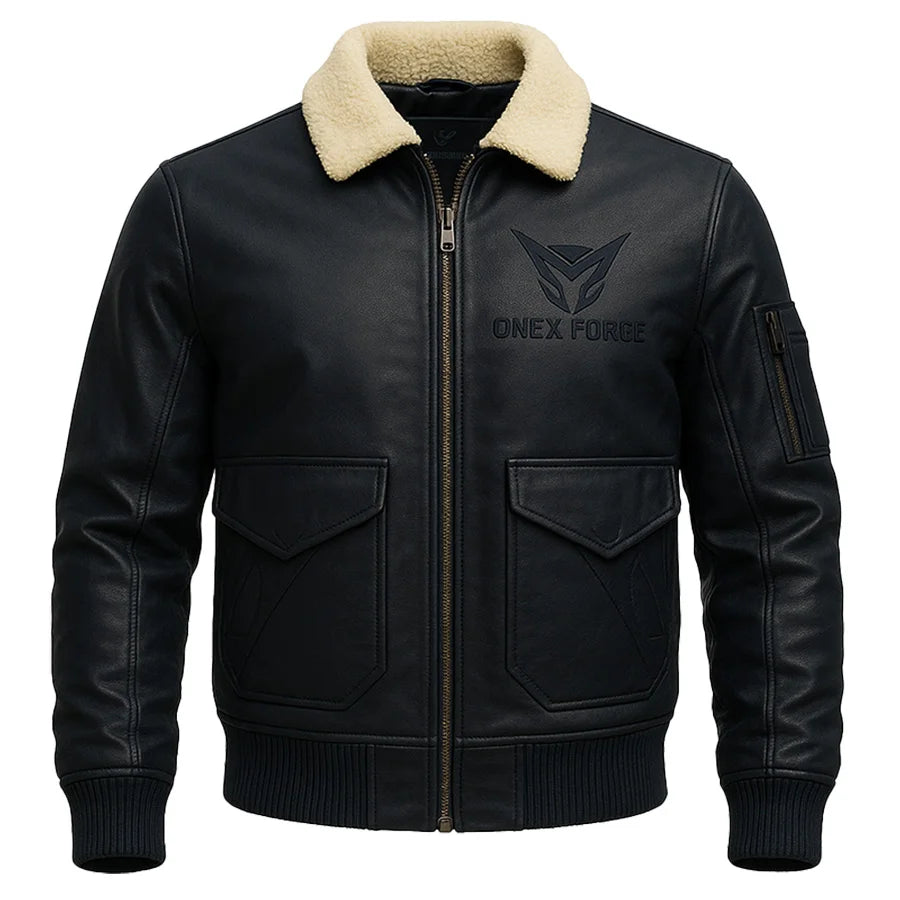 Ironclad Midnight Navy Bomber Jacket – One X Forge