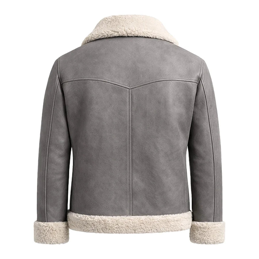 Tone Shearling Fur Jacket