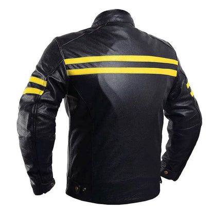 Men Leather Motorcycle Jacket