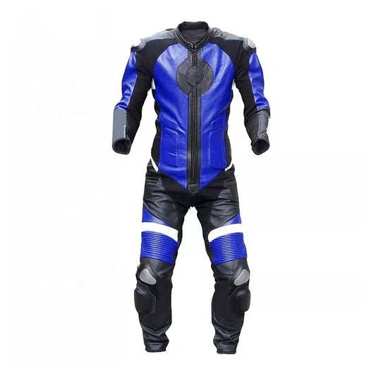 OneX Blue & Black Motorcycle Race Suit
