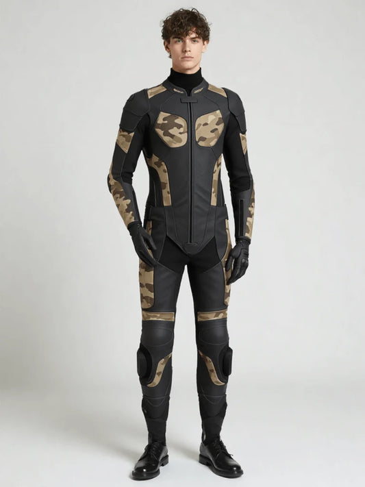 Camo Motorcycle Race Suit