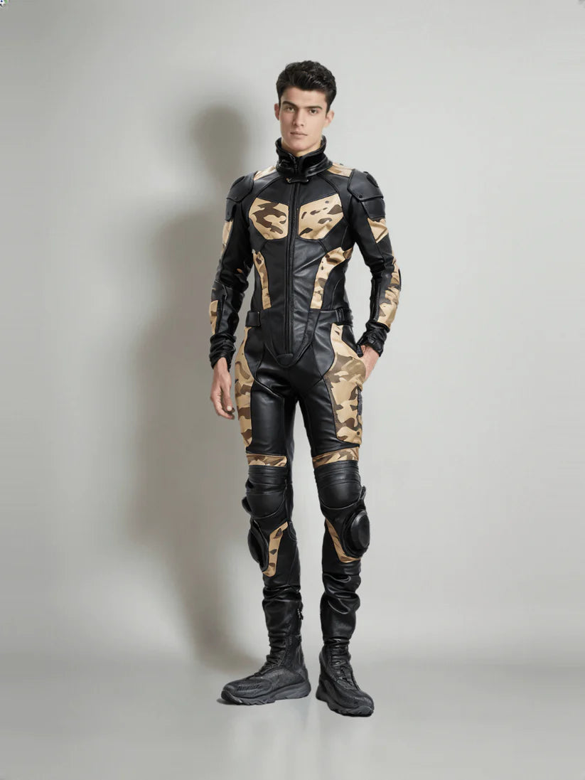 Camo Motorcycle Race Suit