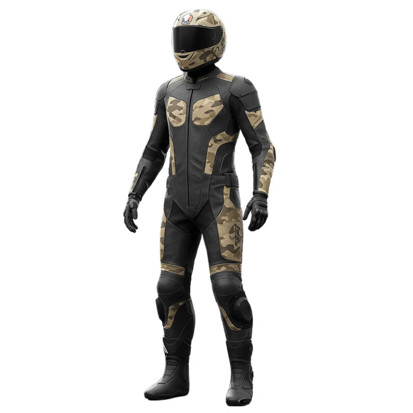 Camo Motorcycle Race Suit
