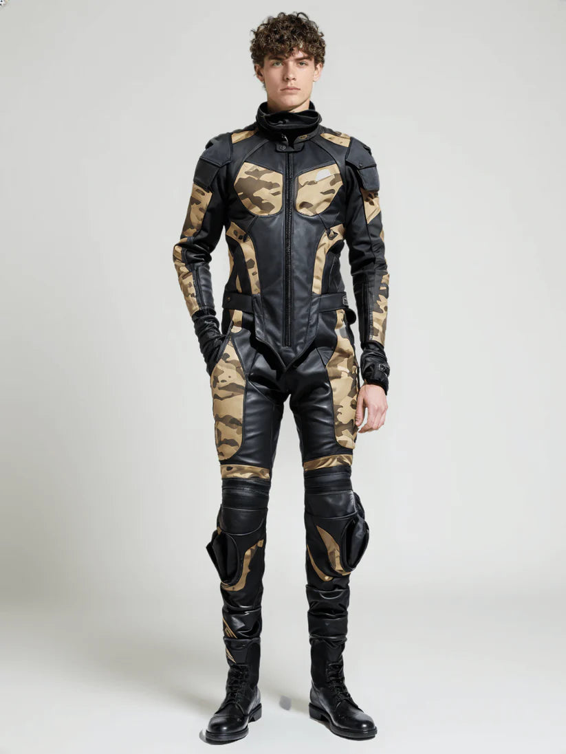 Camo Motorcycle Race Suit