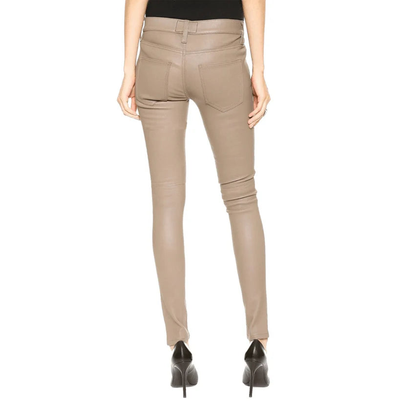 Chic and Trendy Women's Leather Bottom