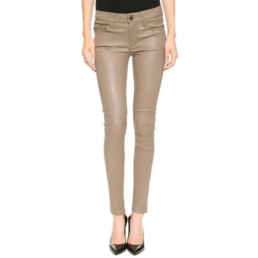 Chic and Trendy Women's Leather Bottom