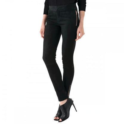 Classic Leather Pants for Confident Modern Women