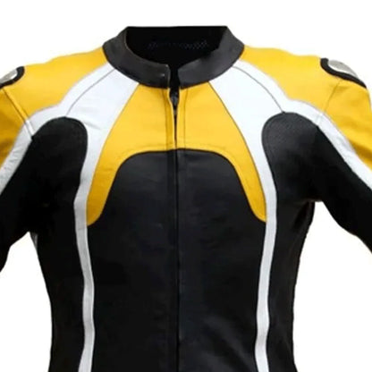 1X Yellow Black Motorcycle Race Suit