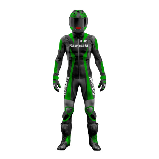 One X Kawasaki Motorcycle Leather Racing Suit