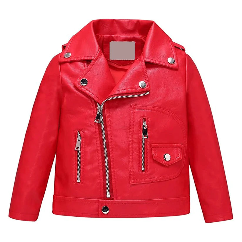 Kid Motorcycle Leather jacket