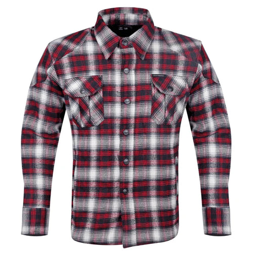 Motorcycle Flannel CE Armor Shirt