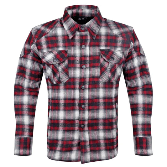 Motorcycle Flannel CE Armor Shirt