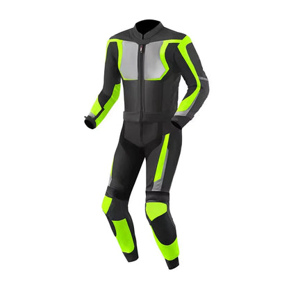 1X Green & Black Motorcycle Race Suit