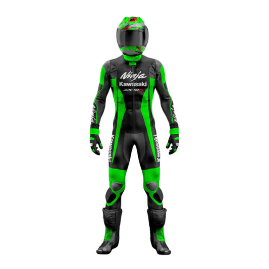 One X Kawasaki Motorcycle Leather Suit