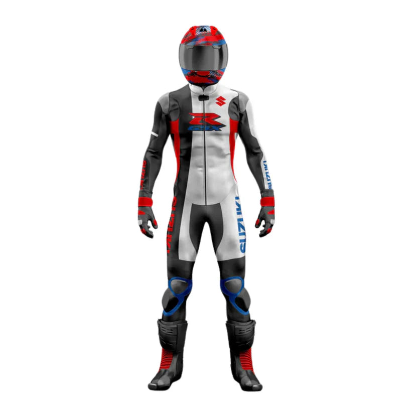One X Suzuki Motorbike Racing Leathers Suit