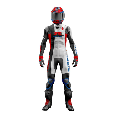 One X Suzuki Motorbike Racing Leathers Suit