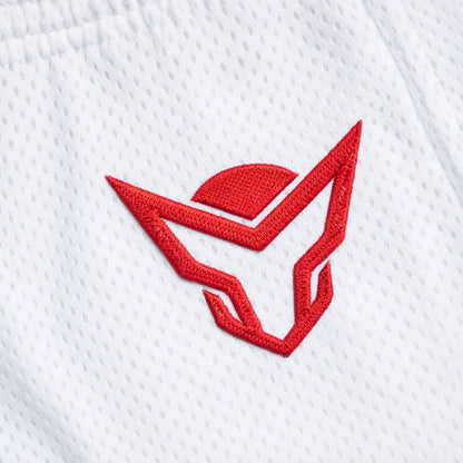 Onex  Basic White Mesh Shorts