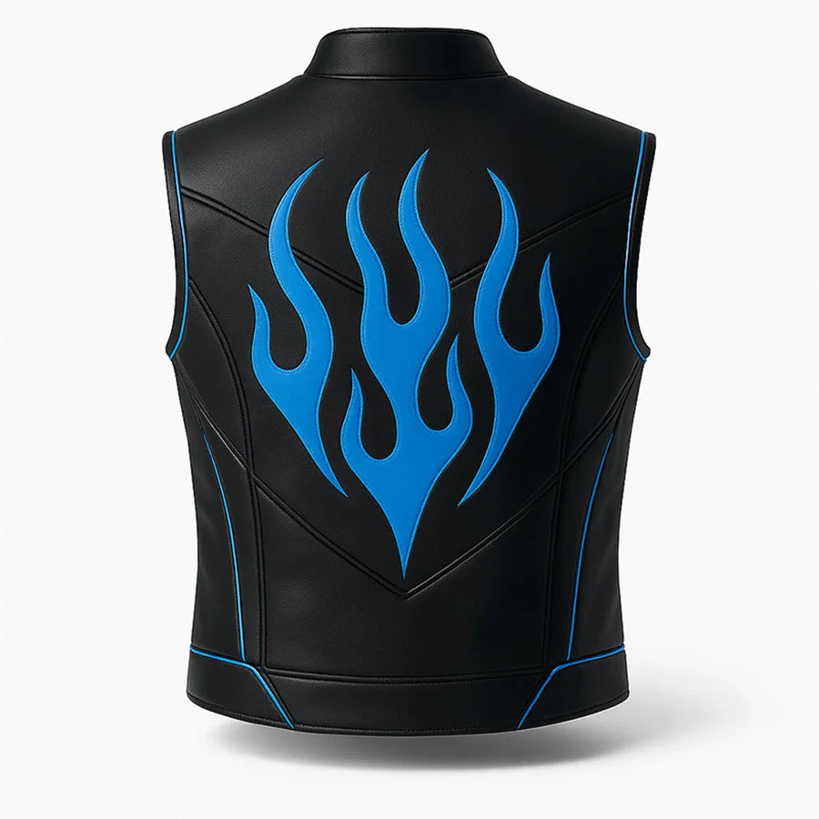 Black Blue Flamecore Vest