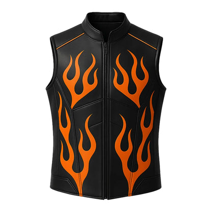 Black Orange Flamecore Riding and Streetwear Vest – One X Forge Black Orange Flamecore Riding and Streetwear Vest – One X Forge