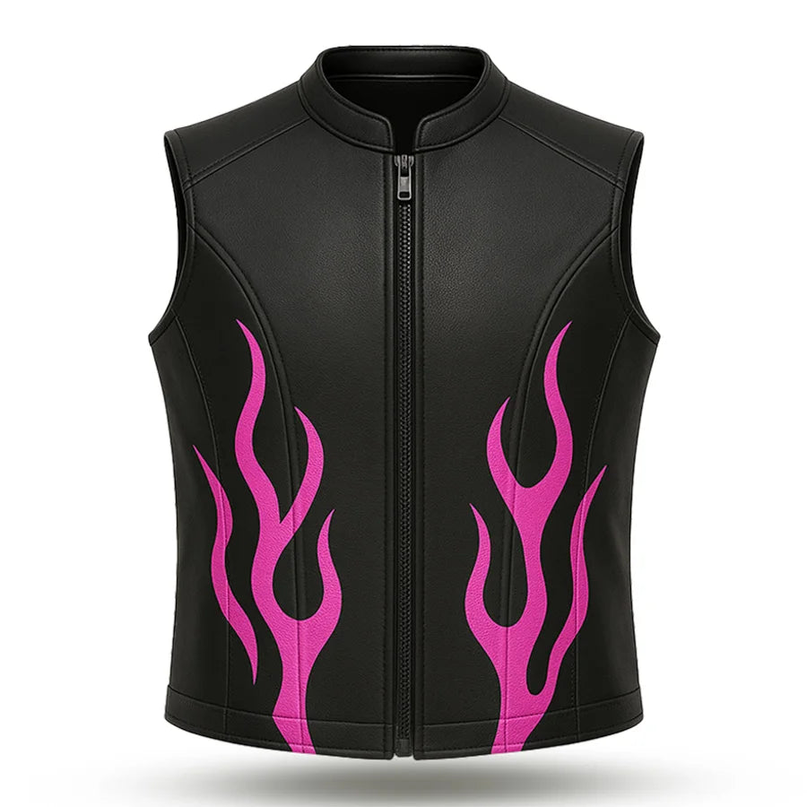 Black Pink Flamecore Vest