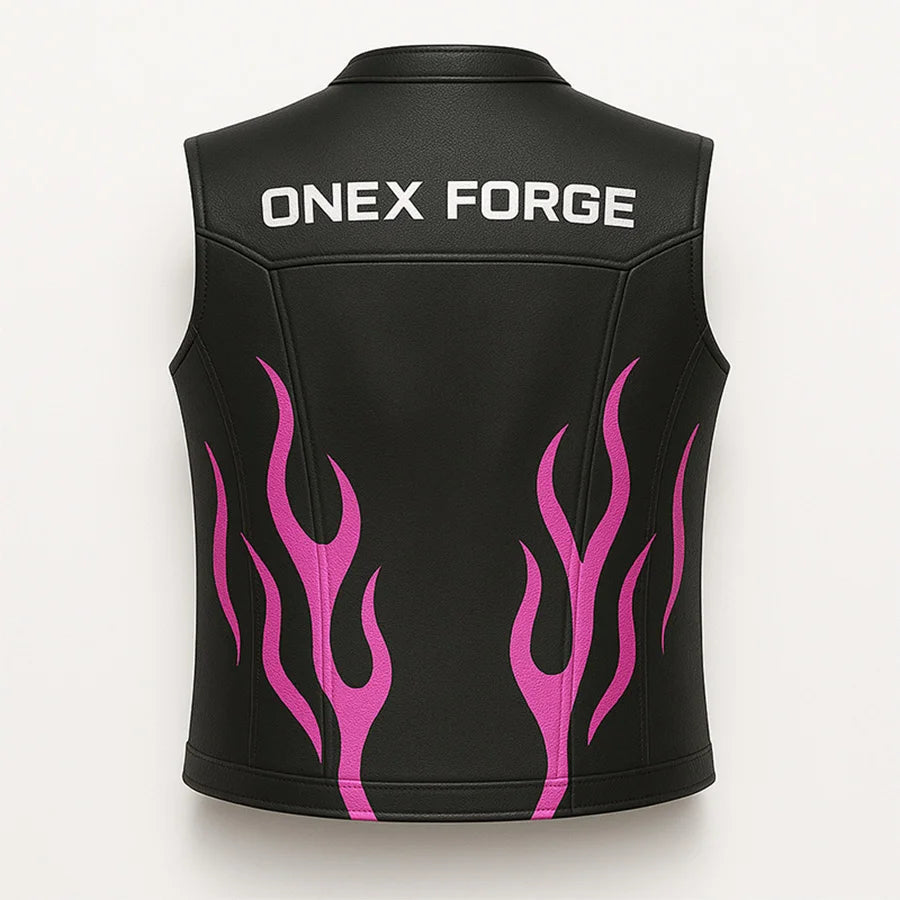 Black Pink Flamecore Vest