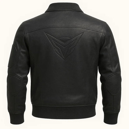The Ironclad Charcoal Grey Bomber Jacket