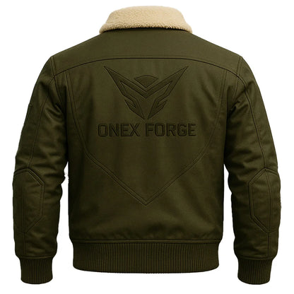 Ironclad Deep Olive Green Bomber Jacket