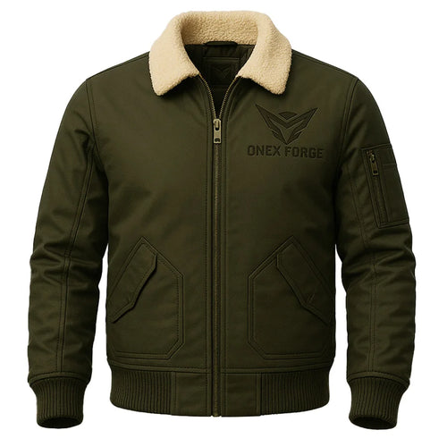 Ironclad Deep Olive Green Bomber Jacket