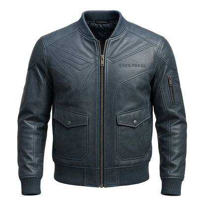 Ironclad Steel Blue Bomber jacket