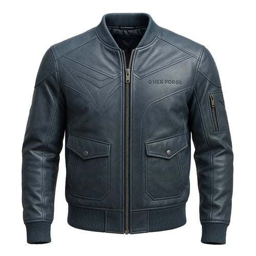 Ironclad Steel Blue Bomber jacket
