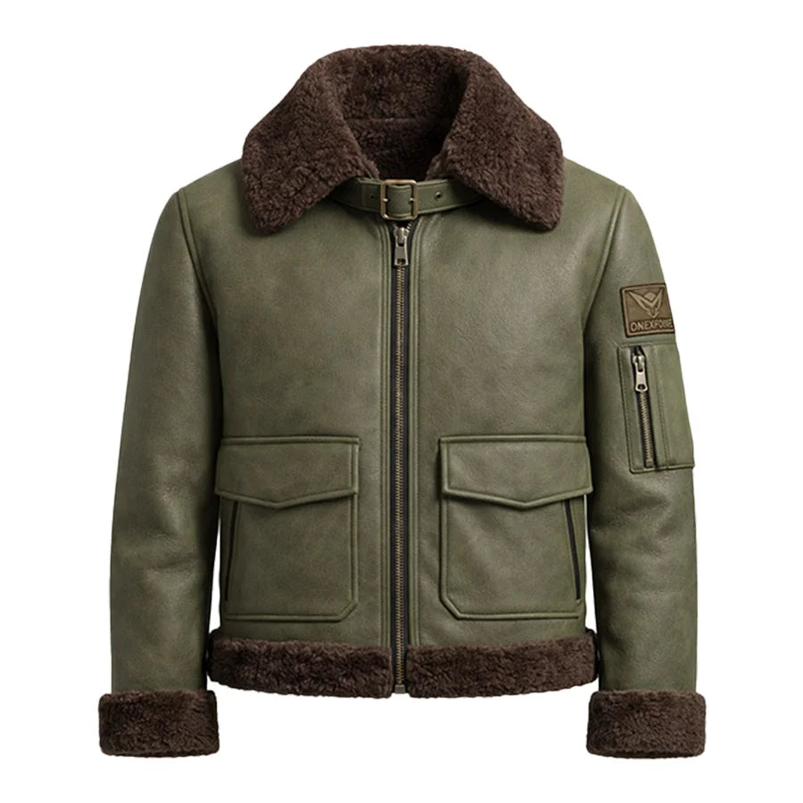 Tactical Shearling Commander Fur Jacket