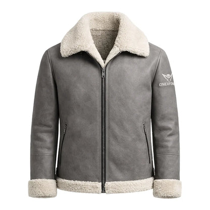 Tone Shearling Fur Jacket