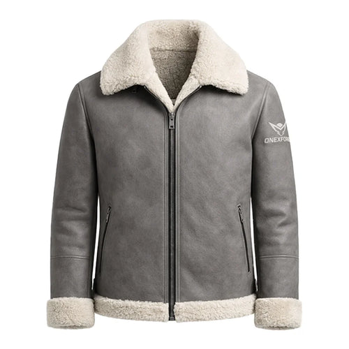 Tone Shearling Fur Jacket