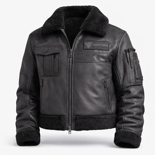 Graphite Ops Fur Jacket