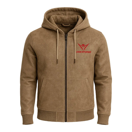 Stoneveil Apex Leather Hoodie