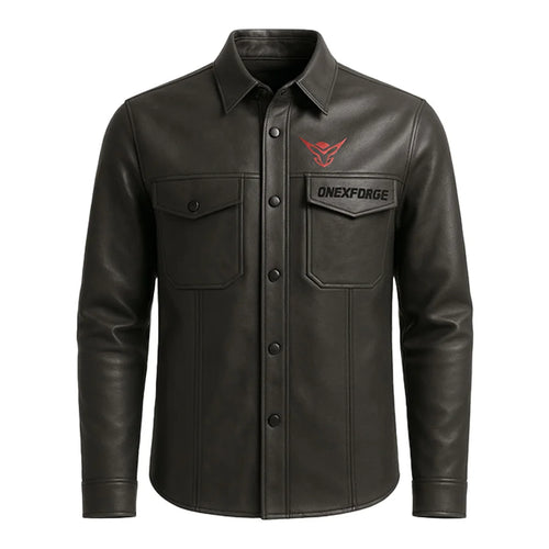 Forge Layer Shirt Jacket in Charcoal