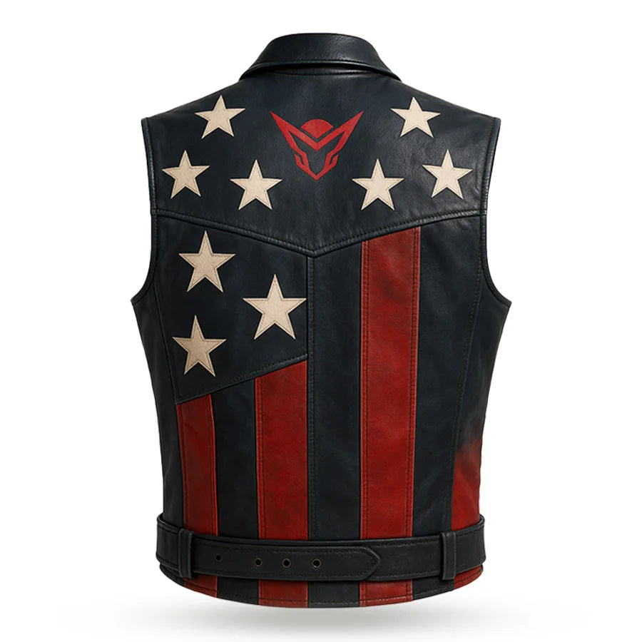USA Liberty Biker Vest