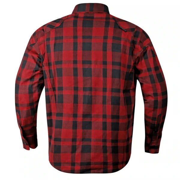Protective Motorcycle Flannel Shirt