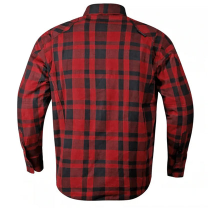 Protective Motorcycle Flannel Shirt