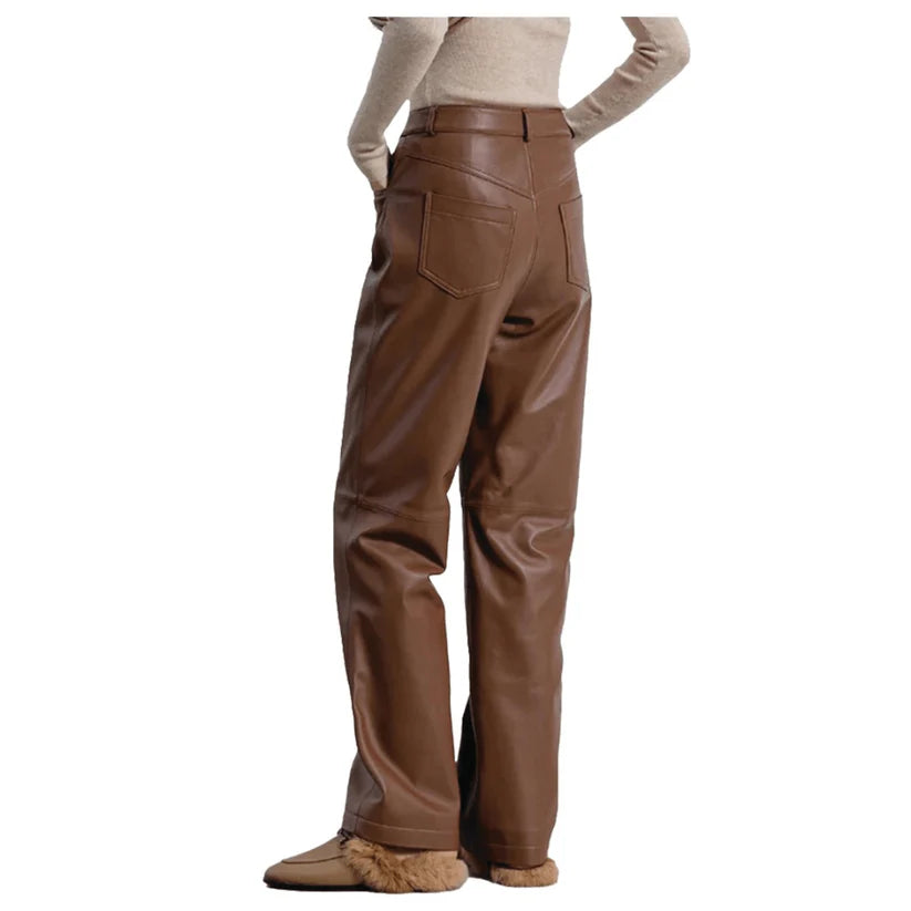 Ultra-Soft Ladies Leather Pant