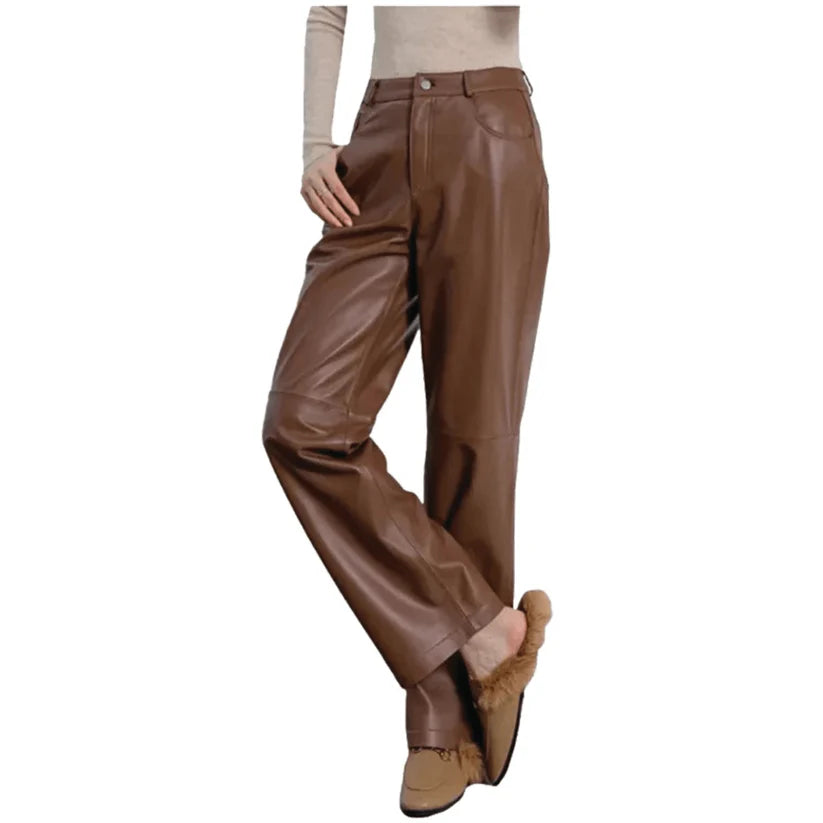 Ultra-Soft Ladies Leather Pant